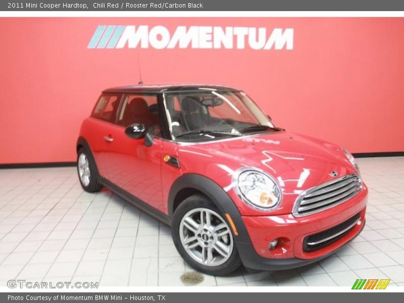 Chili Red / Rooster Red/Carbon Black 2011 Mini Cooper Hardtop