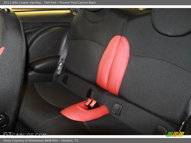  2011 Cooper Hardtop Rooster Red/Carbon Black Interior