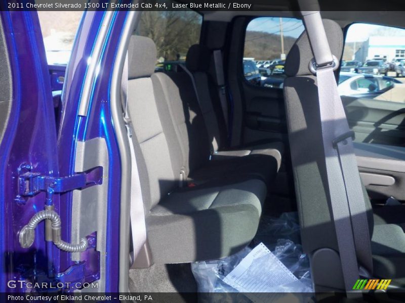 Laser Blue Metallic / Ebony 2011 Chevrolet Silverado 1500 LT Extended Cab 4x4