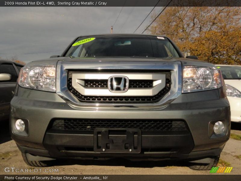 Sterling Gray Metallic / Gray 2009 Honda Pilot EX-L 4WD