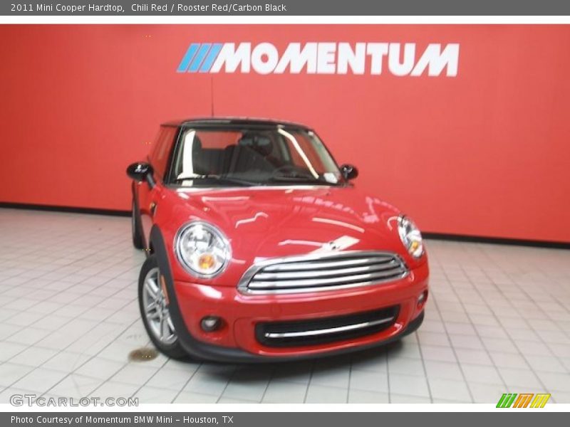 Chili Red / Rooster Red/Carbon Black 2011 Mini Cooper Hardtop