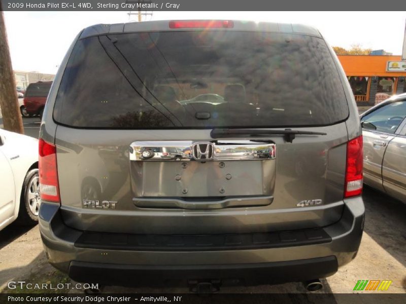 Sterling Gray Metallic / Gray 2009 Honda Pilot EX-L 4WD