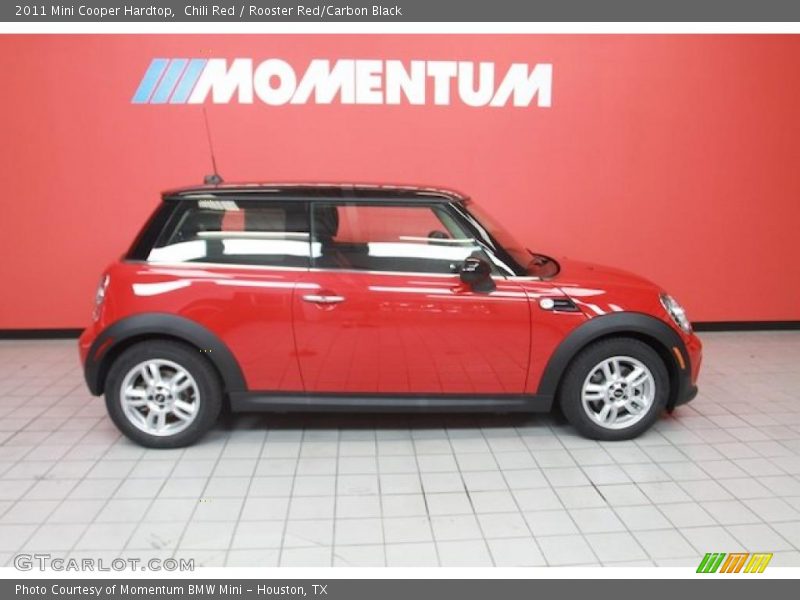 Chili Red / Rooster Red/Carbon Black 2011 Mini Cooper Hardtop