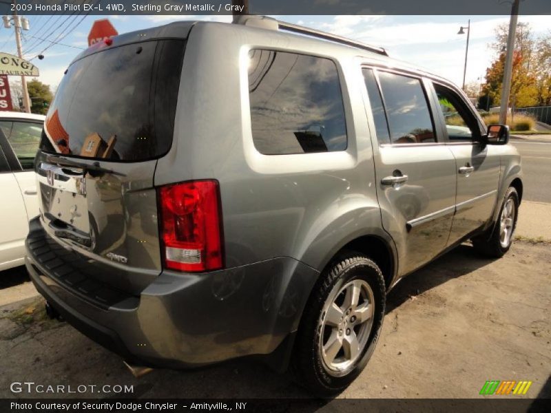 Sterling Gray Metallic / Gray 2009 Honda Pilot EX-L 4WD