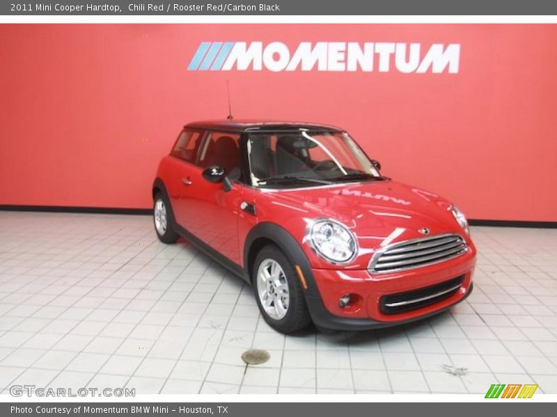 Chili Red / Rooster Red/Carbon Black 2011 Mini Cooper Hardtop
