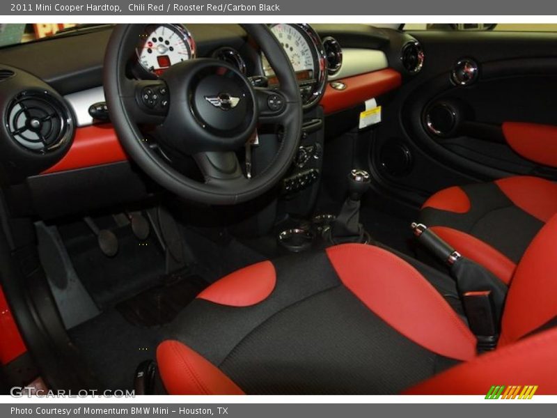 Chili Red / Rooster Red/Carbon Black 2011 Mini Cooper Hardtop