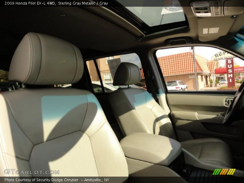 Sterling Gray Metallic / Gray 2009 Honda Pilot EX-L 4WD
