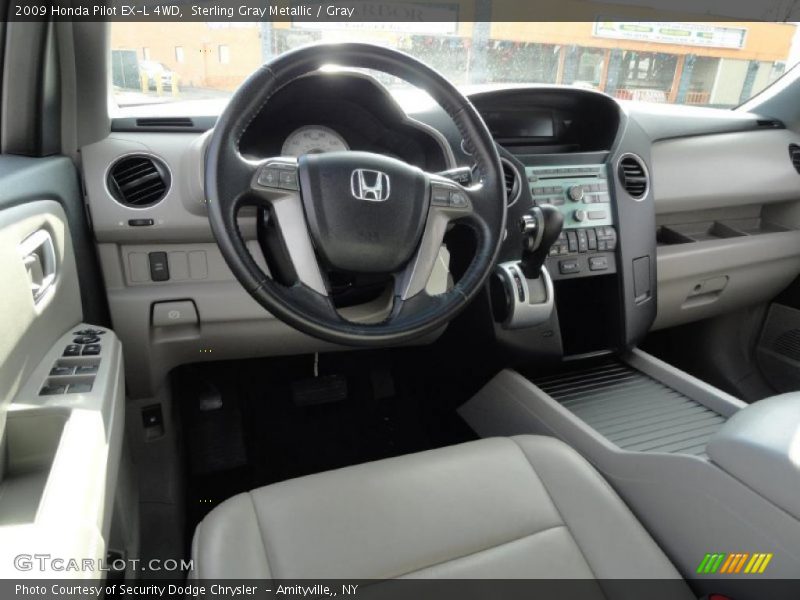 Sterling Gray Metallic / Gray 2009 Honda Pilot EX-L 4WD