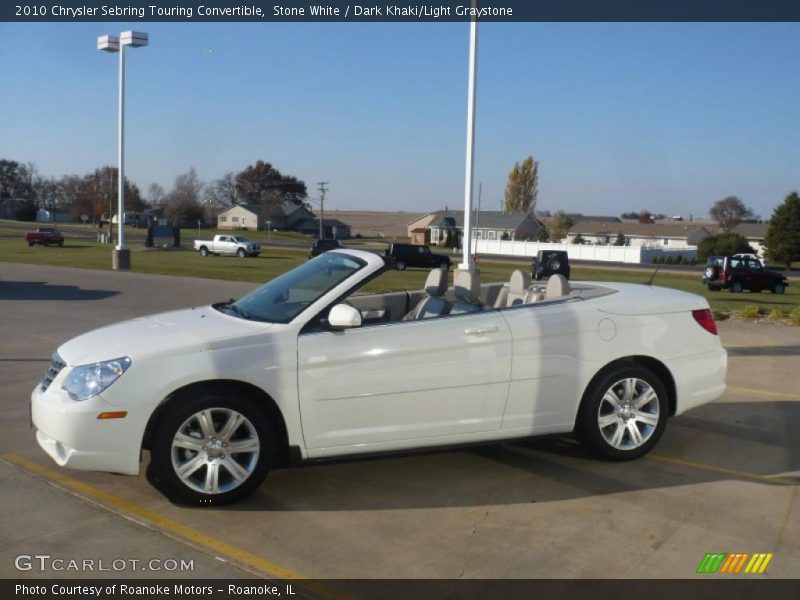  2010 Sebring Touring Convertible Stone White