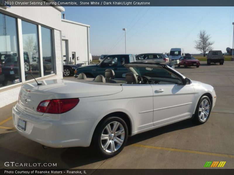  2010 Sebring Touring Convertible Stone White