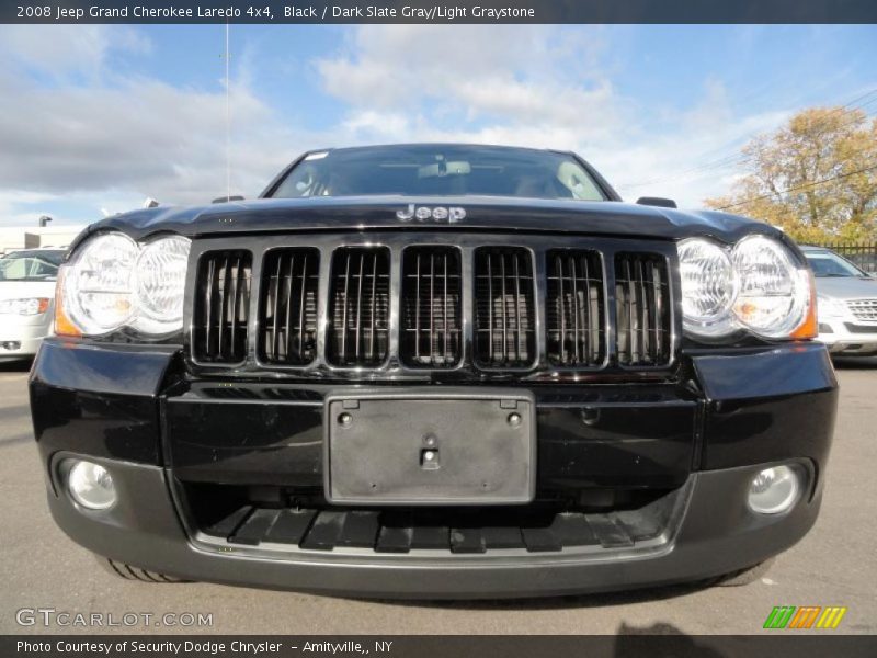 Black / Dark Slate Gray/Light Graystone 2008 Jeep Grand Cherokee Laredo 4x4