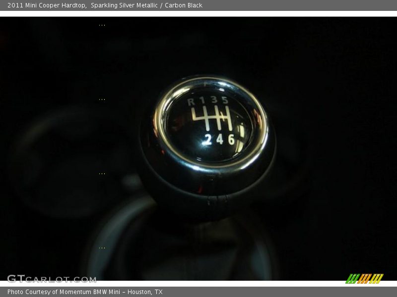 Sparkling Silver Metallic / Carbon Black 2011 Mini Cooper Hardtop