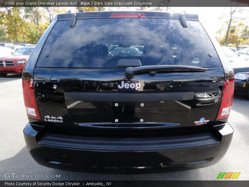 Black / Dark Slate Gray/Light Graystone 2008 Jeep Grand Cherokee Laredo 4x4