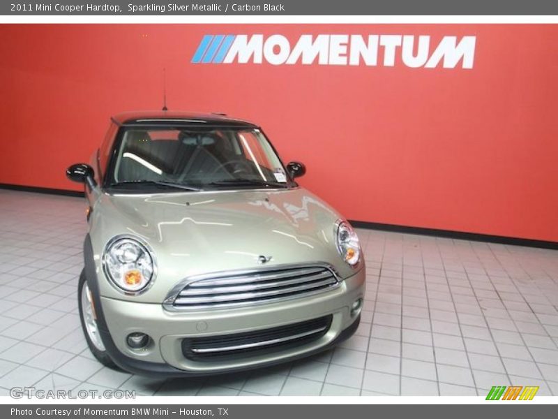 Sparkling Silver Metallic / Carbon Black 2011 Mini Cooper Hardtop
