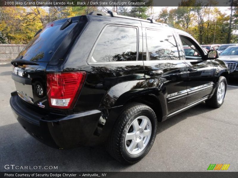 Black / Dark Slate Gray/Light Graystone 2008 Jeep Grand Cherokee Laredo 4x4