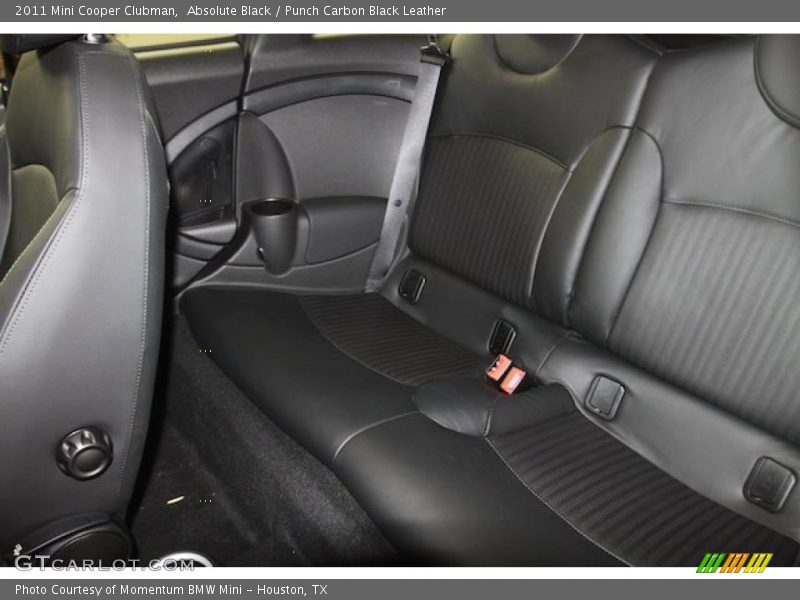  2011 Cooper Clubman Punch Carbon Black Leather Interior