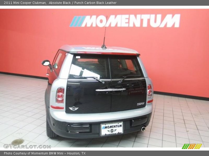 Absolute Black / Punch Carbon Black Leather 2011 Mini Cooper Clubman