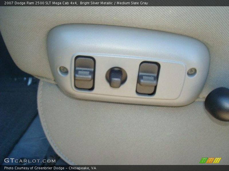 Bright Silver Metallic / Medium Slate Gray 2007 Dodge Ram 2500 SLT Mega Cab 4x4