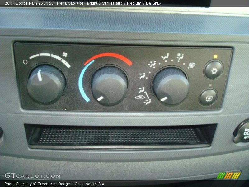 Bright Silver Metallic / Medium Slate Gray 2007 Dodge Ram 2500 SLT Mega Cab 4x4