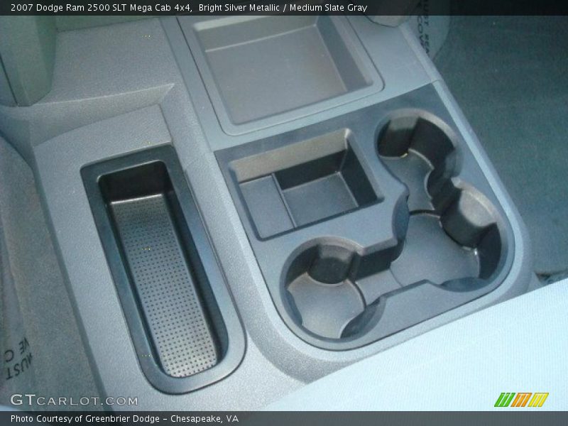 Bright Silver Metallic / Medium Slate Gray 2007 Dodge Ram 2500 SLT Mega Cab 4x4