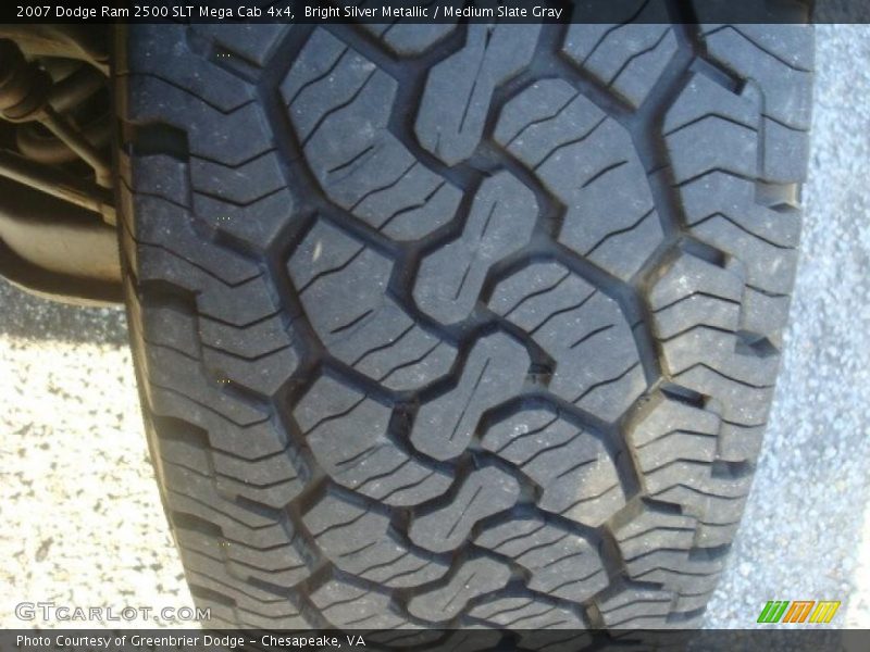 Bright Silver Metallic / Medium Slate Gray 2007 Dodge Ram 2500 SLT Mega Cab 4x4