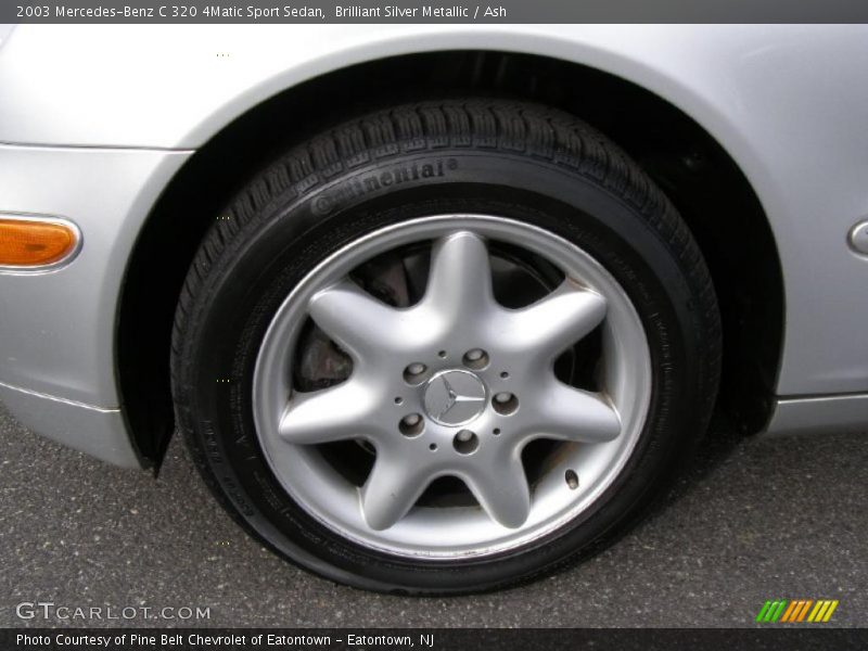 Brilliant Silver Metallic / Ash 2003 Mercedes-Benz C 320 4Matic Sport Sedan