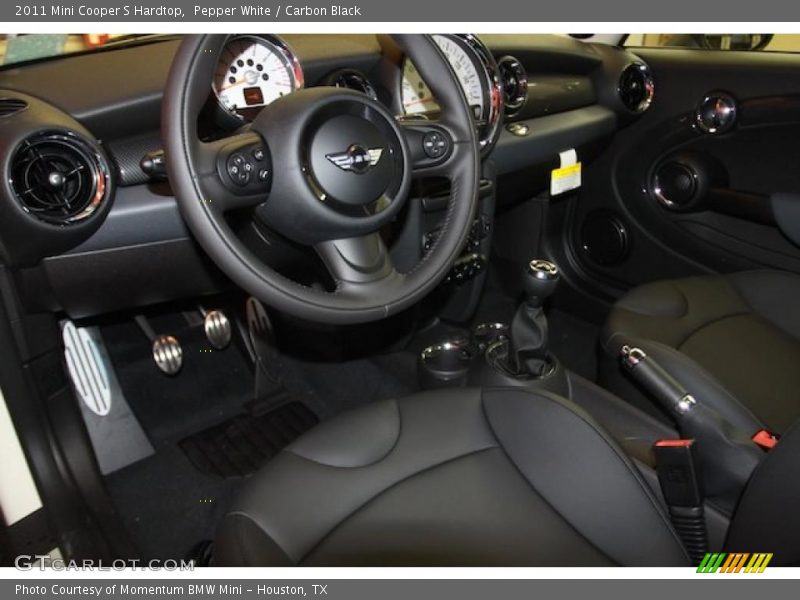 Pepper White / Carbon Black 2011 Mini Cooper S Hardtop