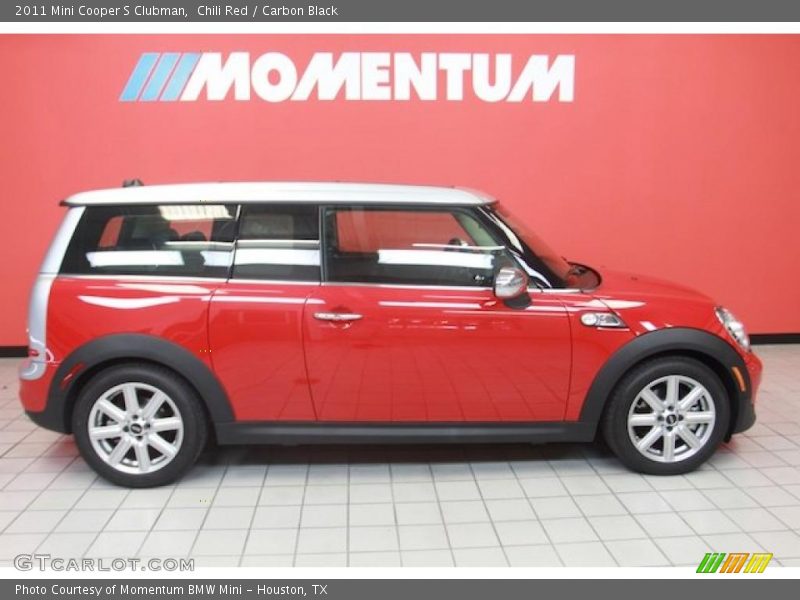 Chili Red / Carbon Black 2011 Mini Cooper S Clubman