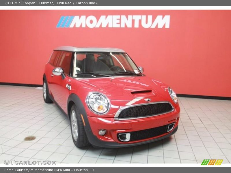 Chili Red / Carbon Black 2011 Mini Cooper S Clubman