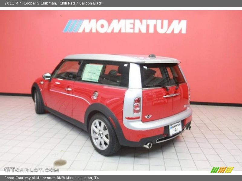 Chili Red / Carbon Black 2011 Mini Cooper S Clubman
