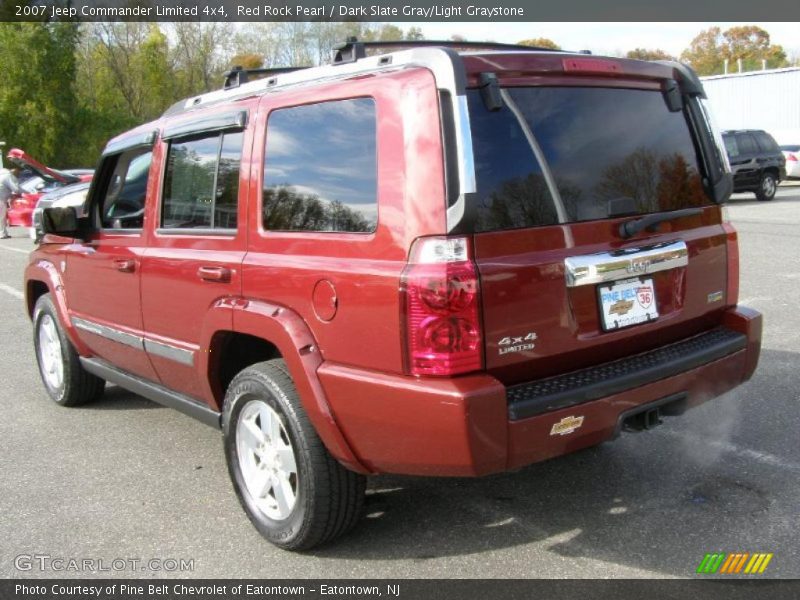 Red Rock Pearl / Dark Slate Gray/Light Graystone 2007 Jeep Commander Limited 4x4