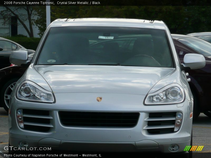 Crystal Silver Metallic / Black 2008 Porsche Cayenne Tiptronic