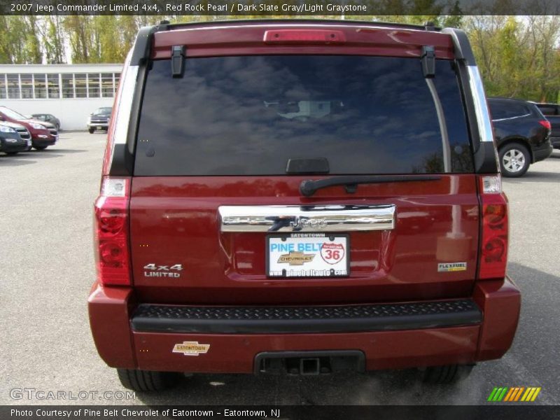 Red Rock Pearl / Dark Slate Gray/Light Graystone 2007 Jeep Commander Limited 4x4
