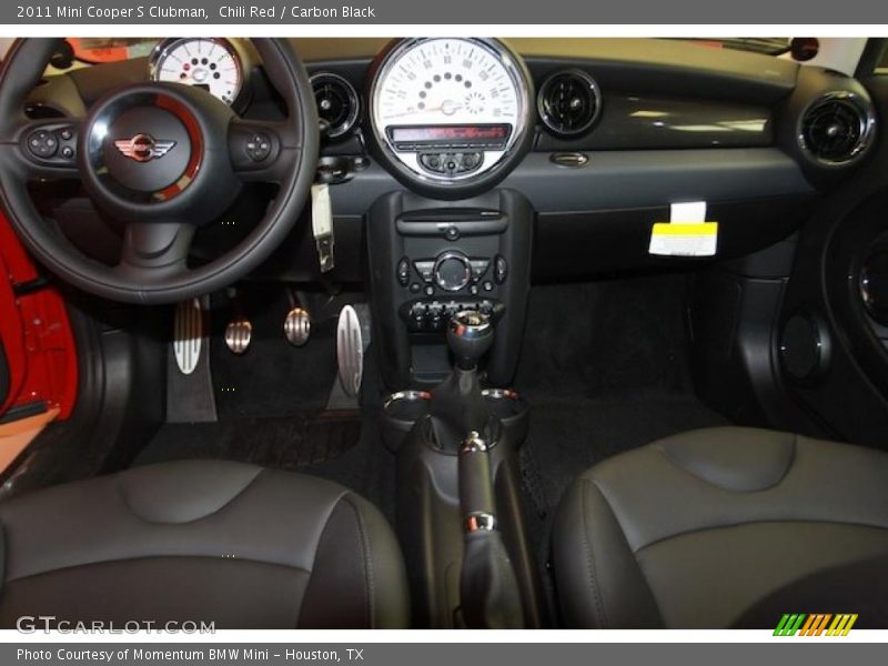 Dashboard of 2011 Cooper S Clubman