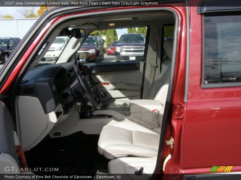 Red Rock Pearl / Dark Slate Gray/Light Graystone 2007 Jeep Commander Limited 4x4