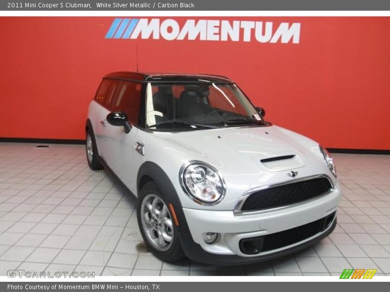 White Silver Metallic / Carbon Black 2011 Mini Cooper S Clubman
