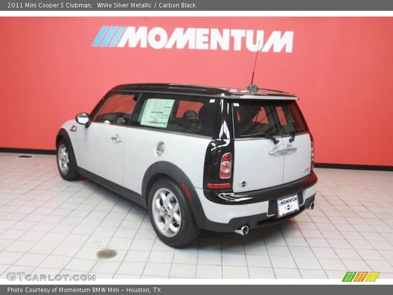 White Silver Metallic / Carbon Black 2011 Mini Cooper S Clubman