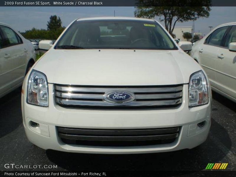 White Suede / Charcoal Black 2009 Ford Fusion SE Sport