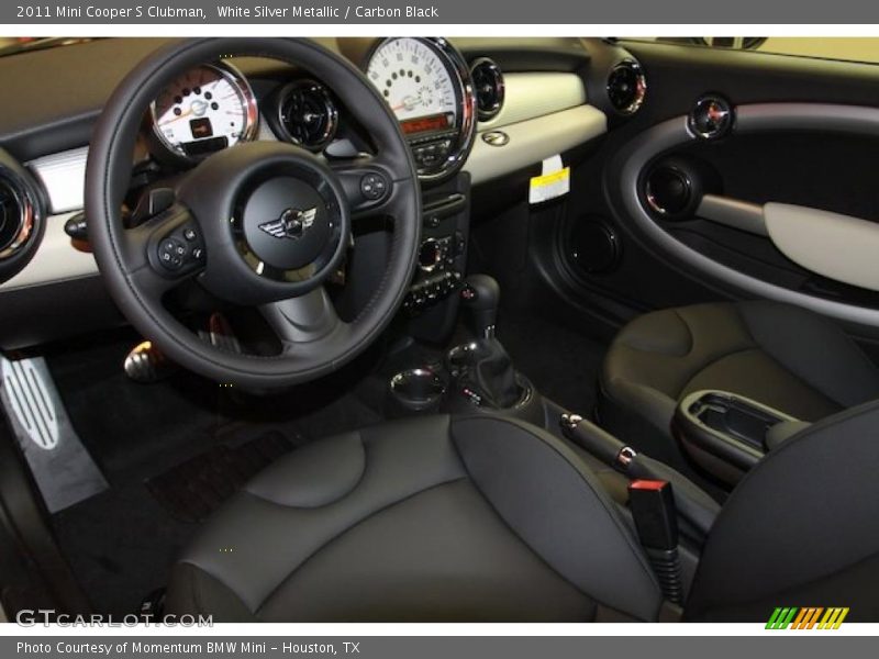  2011 Cooper S Clubman Carbon Black Interior