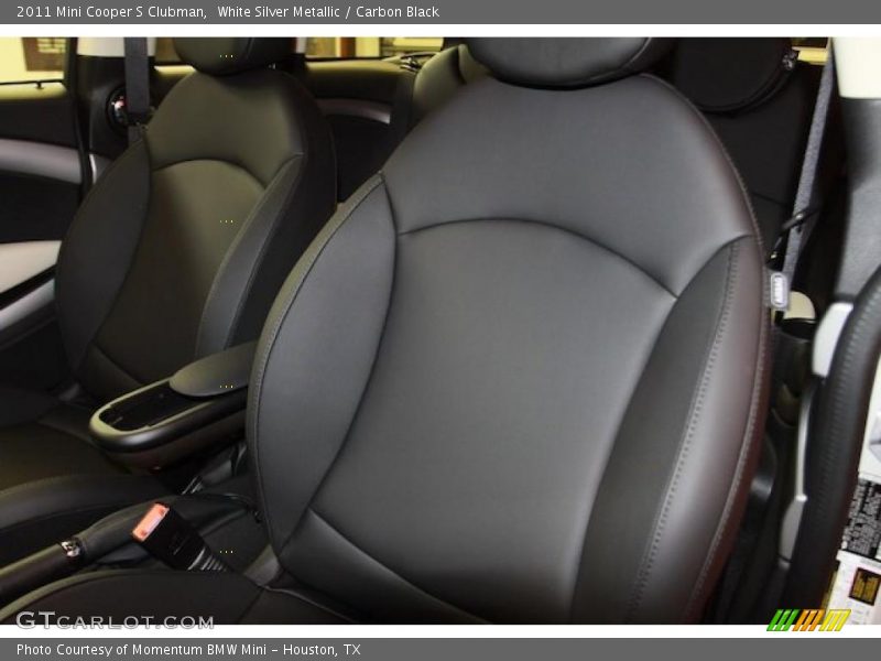  2011 Cooper S Clubman Carbon Black Interior