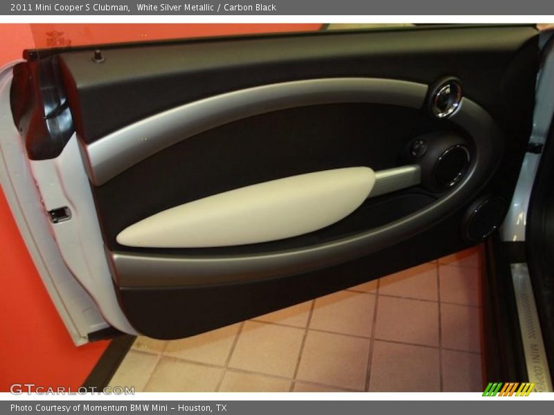 White Silver Metallic / Carbon Black 2011 Mini Cooper S Clubman