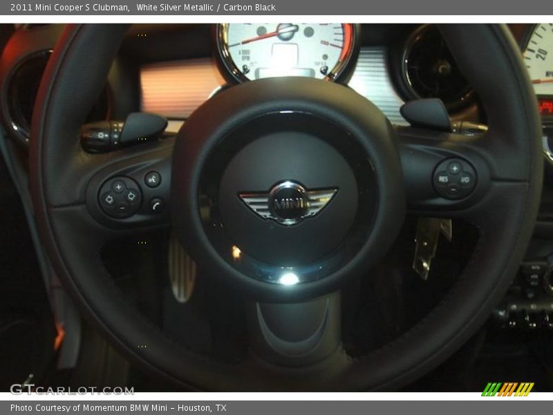 White Silver Metallic / Carbon Black 2011 Mini Cooper S Clubman