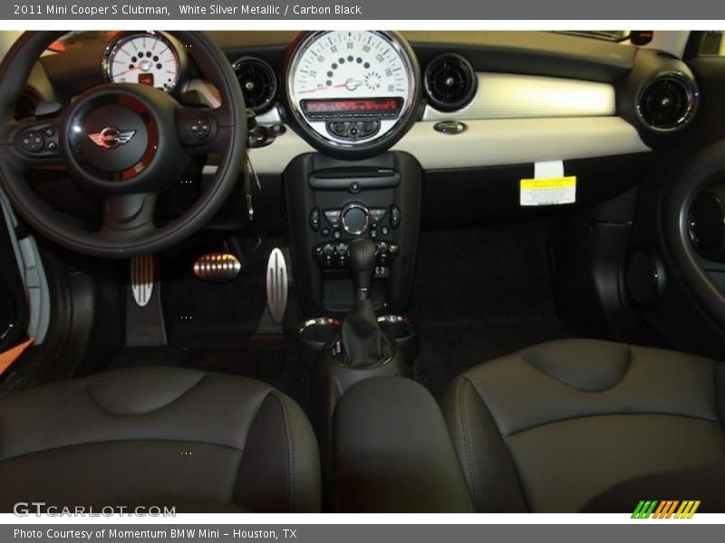 White Silver Metallic / Carbon Black 2011 Mini Cooper S Clubman