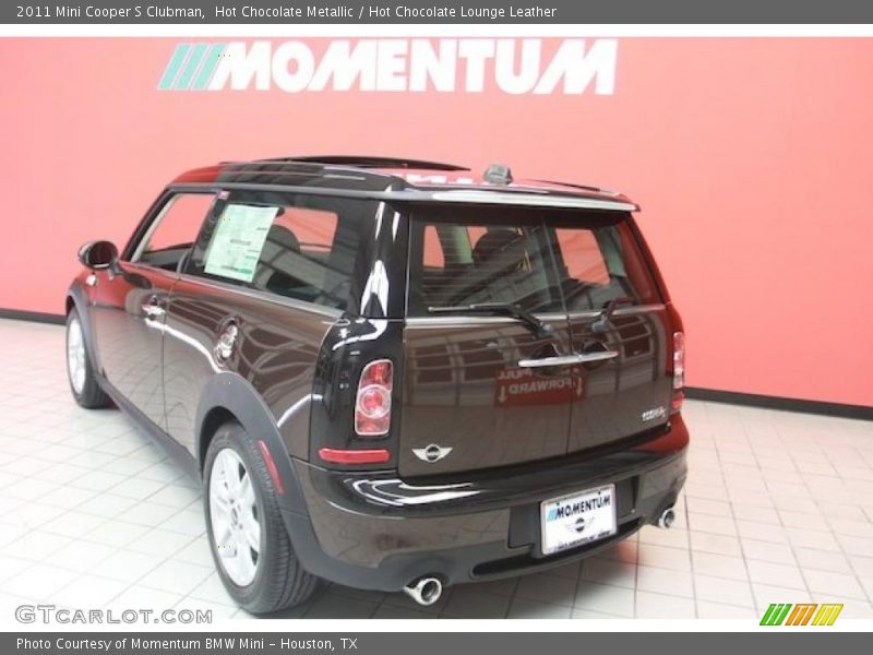 Hot Chocolate Metallic / Hot Chocolate Lounge Leather 2011 Mini Cooper S Clubman