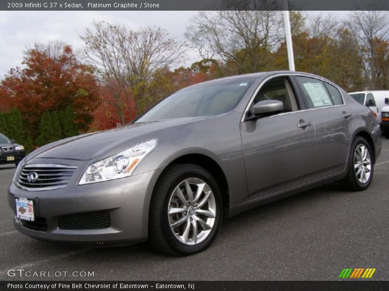 Platinum Graphite / Stone 2009 Infiniti G 37 x Sedan