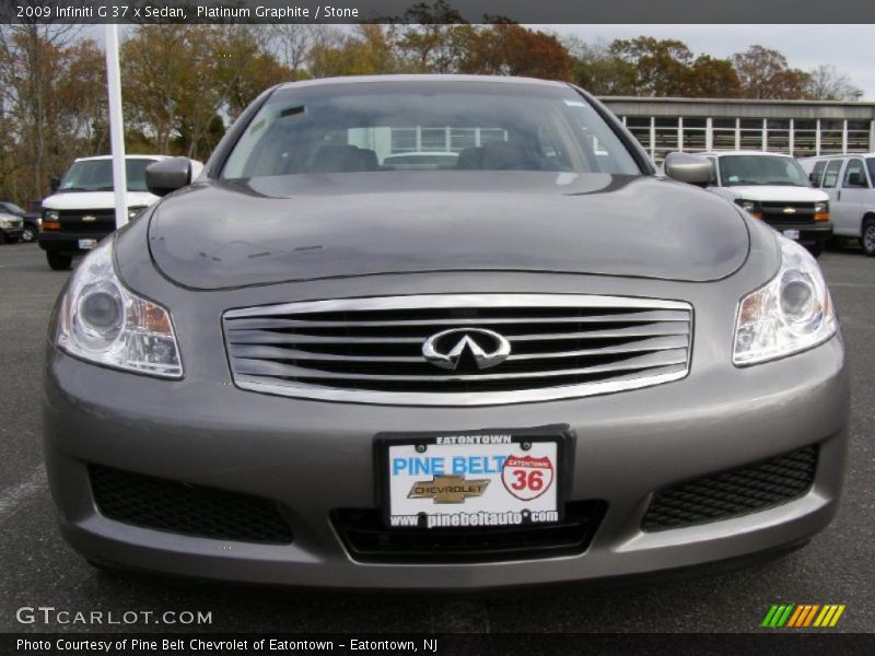 Platinum Graphite / Stone 2009 Infiniti G 37 x Sedan