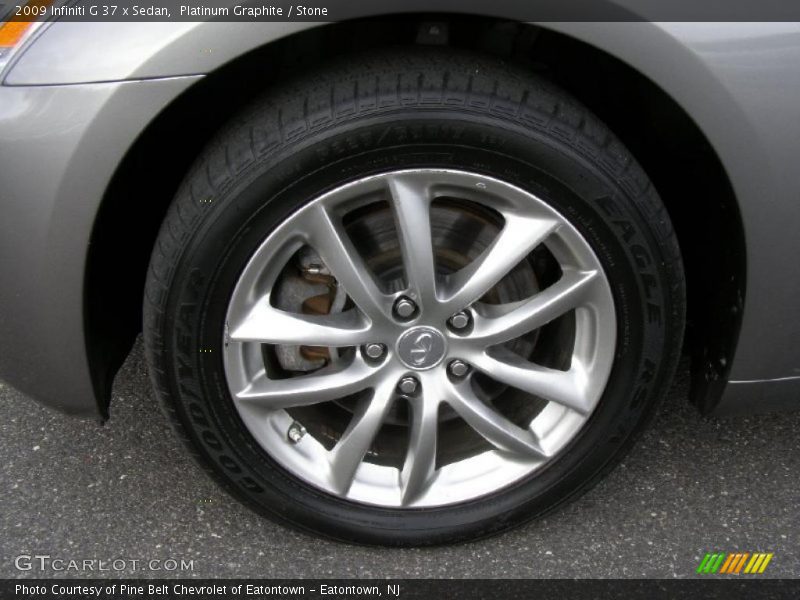 Platinum Graphite / Stone 2009 Infiniti G 37 x Sedan