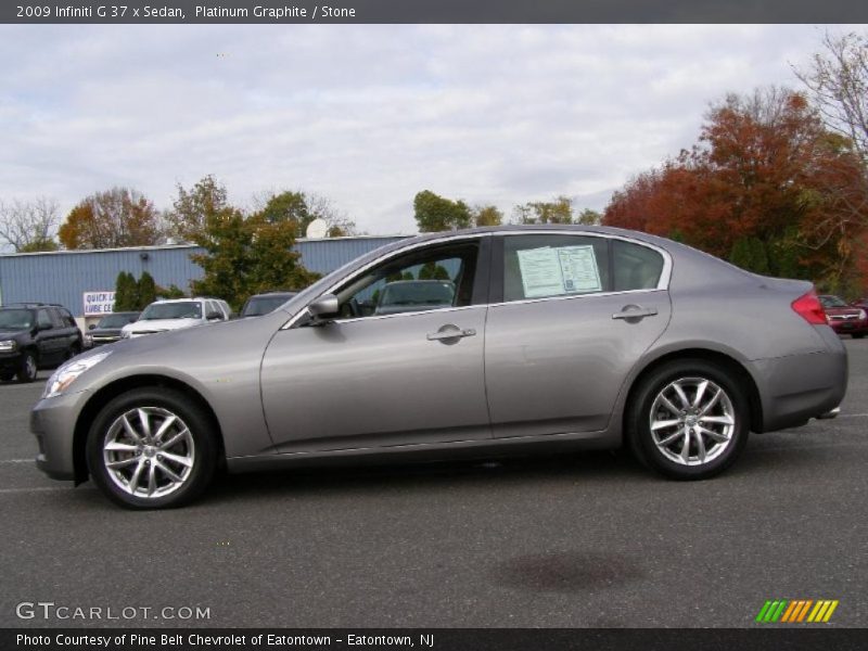 Platinum Graphite / Stone 2009 Infiniti G 37 x Sedan