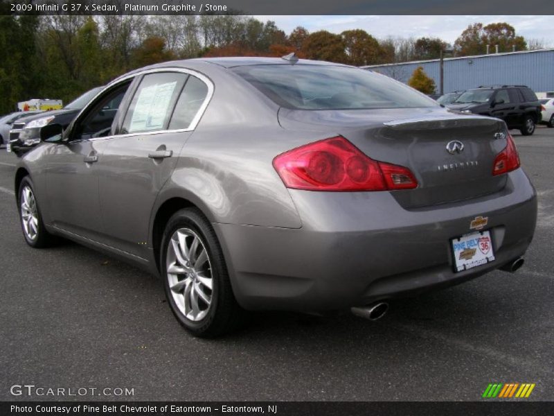 Platinum Graphite / Stone 2009 Infiniti G 37 x Sedan