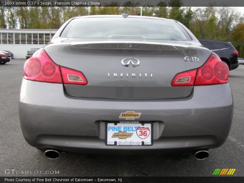Platinum Graphite / Stone 2009 Infiniti G 37 x Sedan